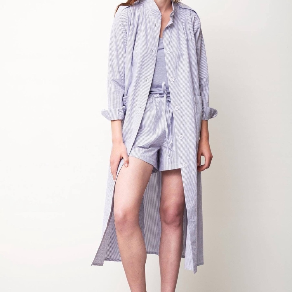 Rodebjer the odessa Summer white and blue dress